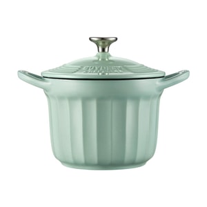 BUYDEEM エナメル鋳鉄ダッチオーブン 16cm 1.9クォート コージーグリーン