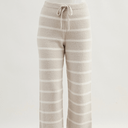 日本Gelato Pique 半边绒保暖睡裤家居服 软绵绵睡衣鼻祖品牌 #灰白色条纹