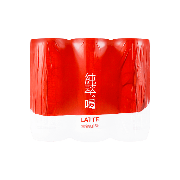 ラテコーヒー、8.11液量オンス×6缶