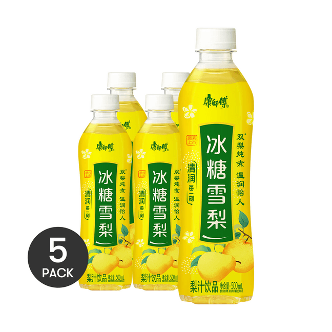 康师傅 冰糖雪梨 果汁饮料 500ml*5瓶【超值装】