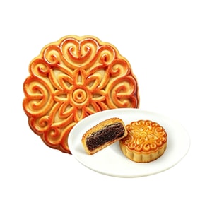 Chocolate Flavor Mooncake 80g 【Silky Rich Chocolate Filling】 【Balanced Cocoa Flavor with a Slight Bitterness】