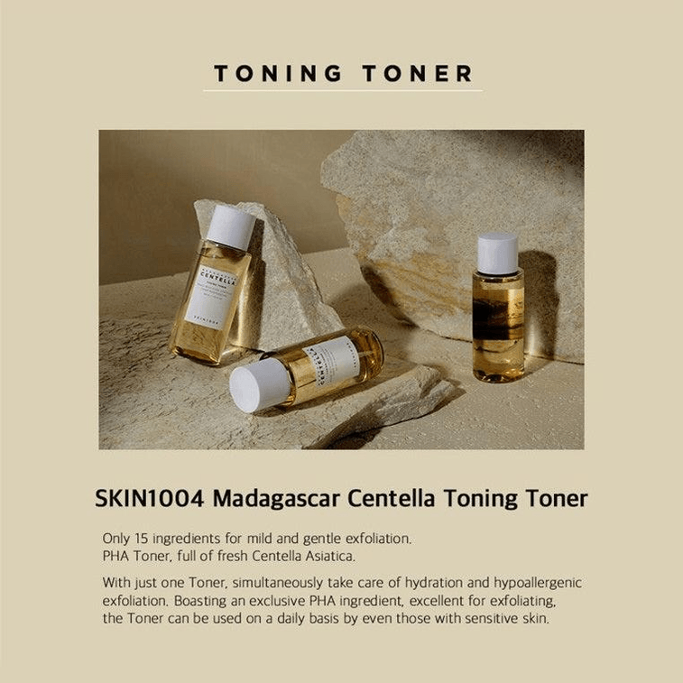 【韓國直郵】 韓國 SKIN1004 理膚天使 馬達加斯加積雪草爽膚水 弱酸性PHA 210ml 強效舒緩鎮定 美白抗皺 清爽水潤 痘痘肌敏感肌適用 3