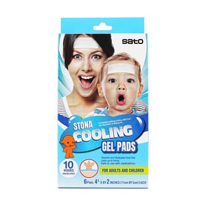 Cooling Patch Gel Sheets 6pcs