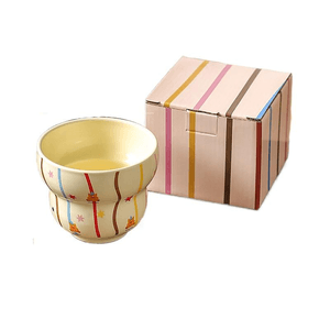 Kawashima House Holding Coffee Cup With Striped Bear 300ml * 1