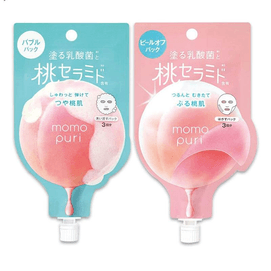 【日本直邮】 日本 BCL Momopuri桃子清洁面膜20g