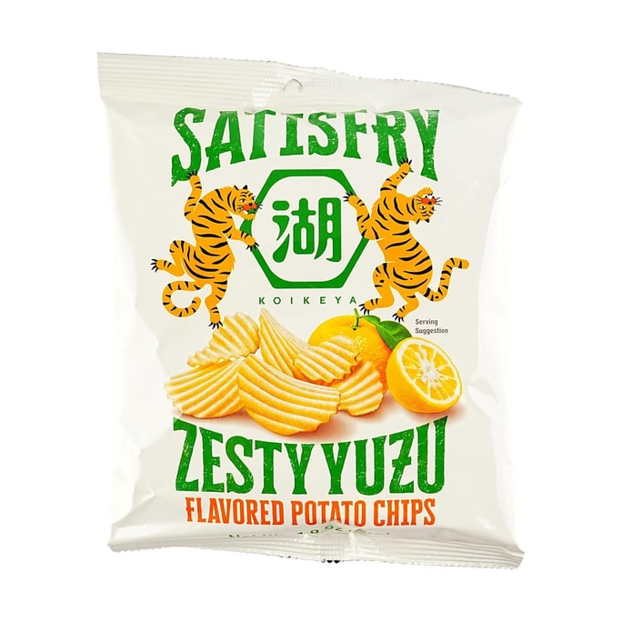 Satisfy Zesty Yuzu Flavor Potato Chips 1.9 oz