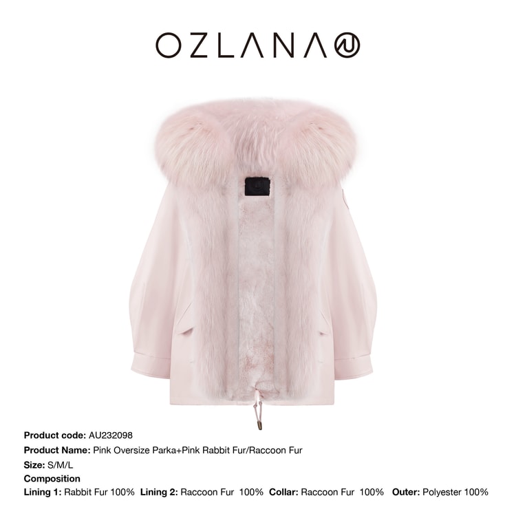 中国直送】【先行販売】OZLANA 冬を暖かく保つファー一体型女性用新作