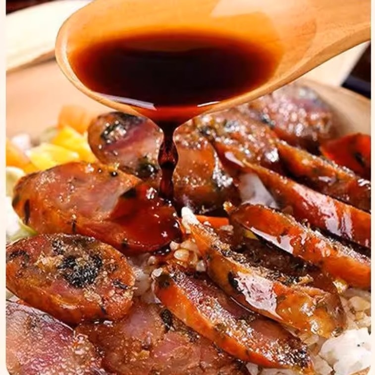 アメリカンスタイルのおいしい保存マスタードグリーンソーセージ 150g（スライス済み、加熱が必要です） 3