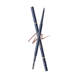 AMORTALS尔木萄 流星极细眉笔 1.5mm小细芯 笔刷合一 根根分明毛流感 防水防汗不晕染不结块 #02 浅咖棕 亚麻色浅咖发色推荐