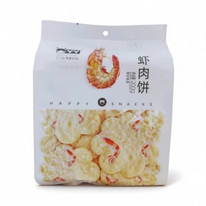 丫丫の零食日記 丫丫蝦肉餅200g非油炸零食獨立袋裝