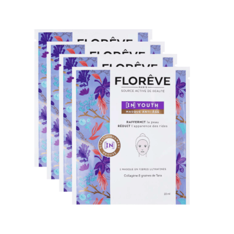 [法国直邮]  [IN]凝妍系列 深海胶原蛋白瞬时紧致面膜 4片装 3