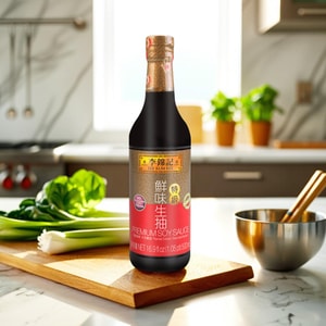 Premium Soy Sauce, 16.9fl oz【No Preservatives Added】