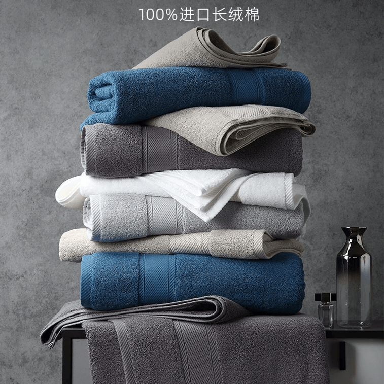 2026 New Antibacterial Premium Bath Towel 70x140cm Peacock Blue - Bath Towel 3