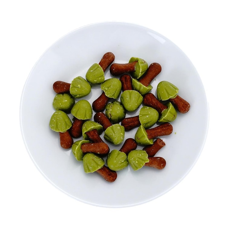 韩国ORION好丽友 蘑古力巧克力饼干 济州岛抹茶蛋糕味 45g【限定版】 11