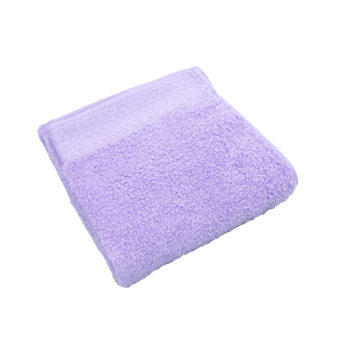 moments face face towel fluffy absorbent super long cotton purple