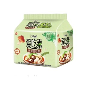 Instant-Nudeln 【Vegetarische Köstlichkeiten】 【Leicht & lecker vegetarisch】 Nudeln mit verschiedenen Pilzen 100 g*5 Packungen