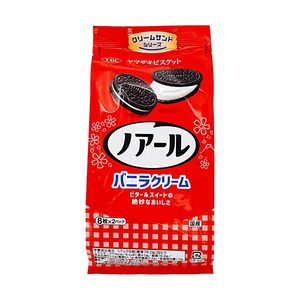 ノワール ブラックココアバニラクリームサンドクッキー 16枚入り 5.36オンス