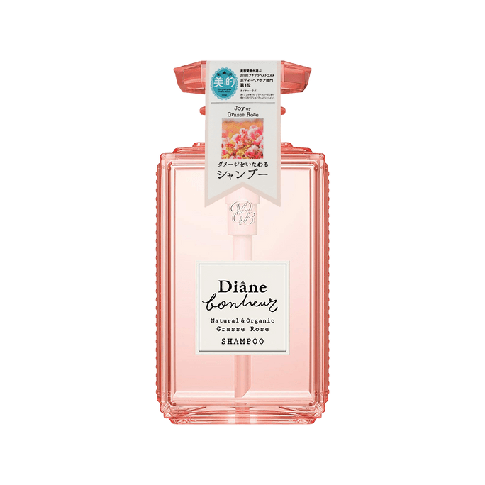 BONHEUR Natural & Organic Shampoo Grasse Rose 500ml