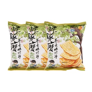 【中國直郵】 茶顏悅色 下午茶追劇休閒零食 芥末味蝦片50g*3