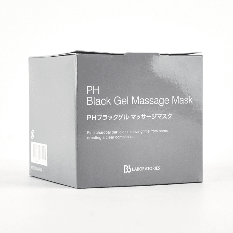 日本BB LABORATORIES 活炭亮肌清洁面膜 涂抹式PH竹炭黑冻膜 按摩去角质收毛孔 290g 3