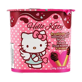 Sanrio Hello Kitty Breadsticks with Hazelnut Cocoa Spread, 1.76 oz
