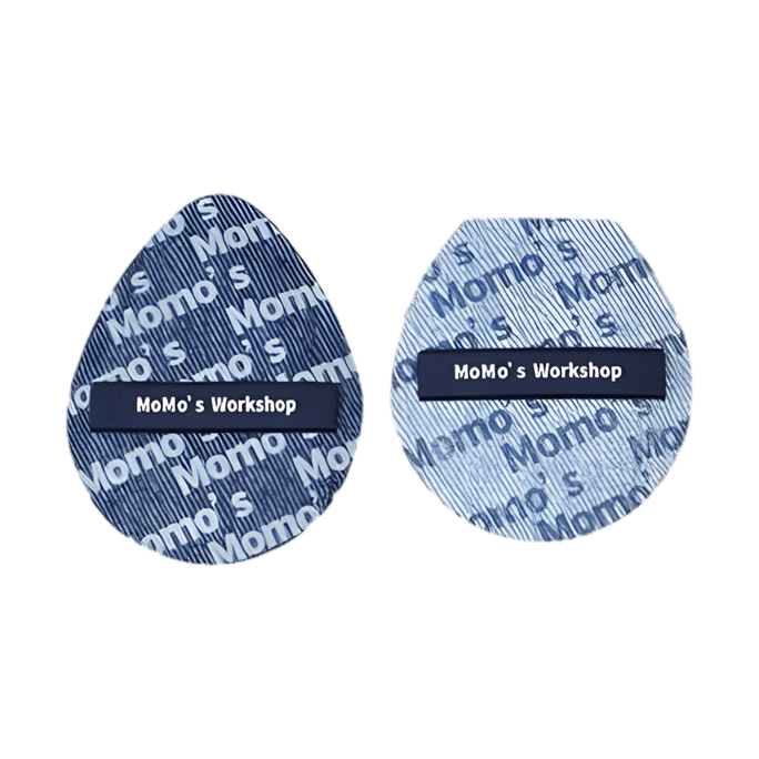 Danning Cushion Foundation Puff 2pcs #Blue