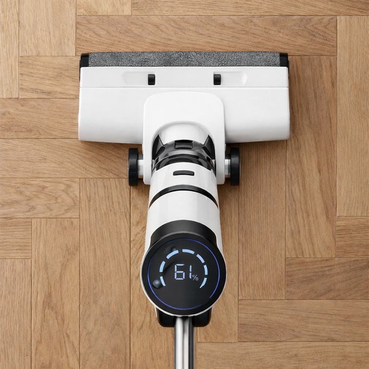 Mop & Wash Floor Cleaner ,3-in-1 Vacuum| Cordless Electric Mop | Wet & Dry | cSelf-Cleaning 12