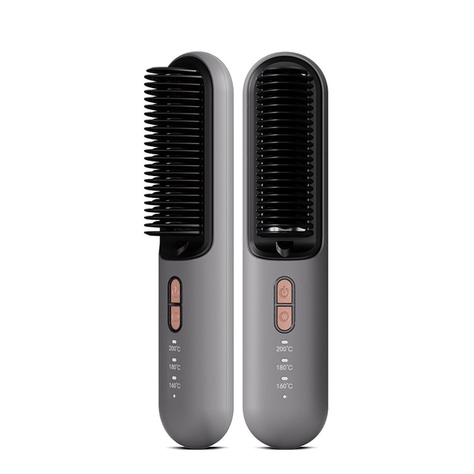 Wireless Straightening Comb Portable Sixty Million Negative Ion Hair Care Styling Clipboard Hair Comb Electric Comb Gra