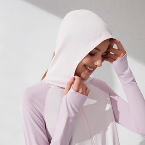 BENEUNDER蕉下 冰触系列 蔚宇防晒服防晒衣 落樱粉 165/88A L