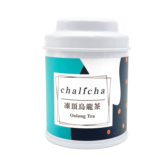 Oolong Tea (mini round white tin) 30g