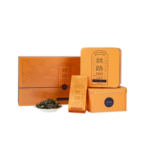 品品香 福鼎老白茶 丝路 2019 白牡丹 礼盒装 112克 (7g*16小袋独立包装)