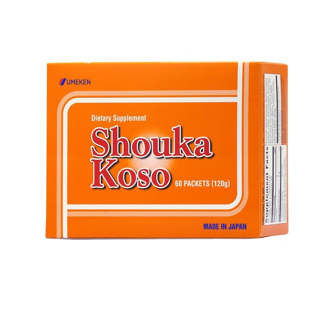 【Made in Japan】UMEKEN Shouka Koso(Digestive Enzyme) 60 packets / Stomach Gut Health/ Bloating Gas Constipation Relief