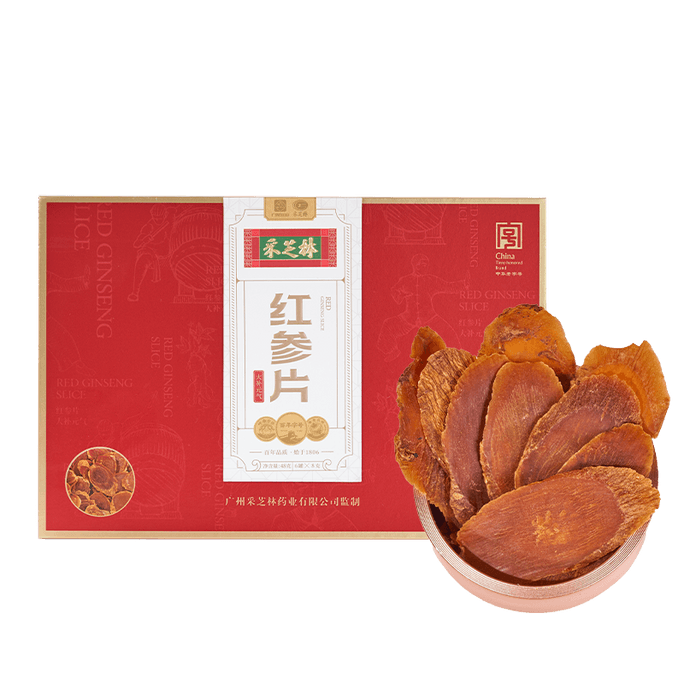 Cai Zhi Lin Red Ginseng 5-Year-Old Ginseng Gift Box 6 Boxes * 8g