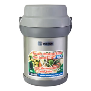 Mr. Bento® Stainless Lunch Jar SL-JAE14SA Silver