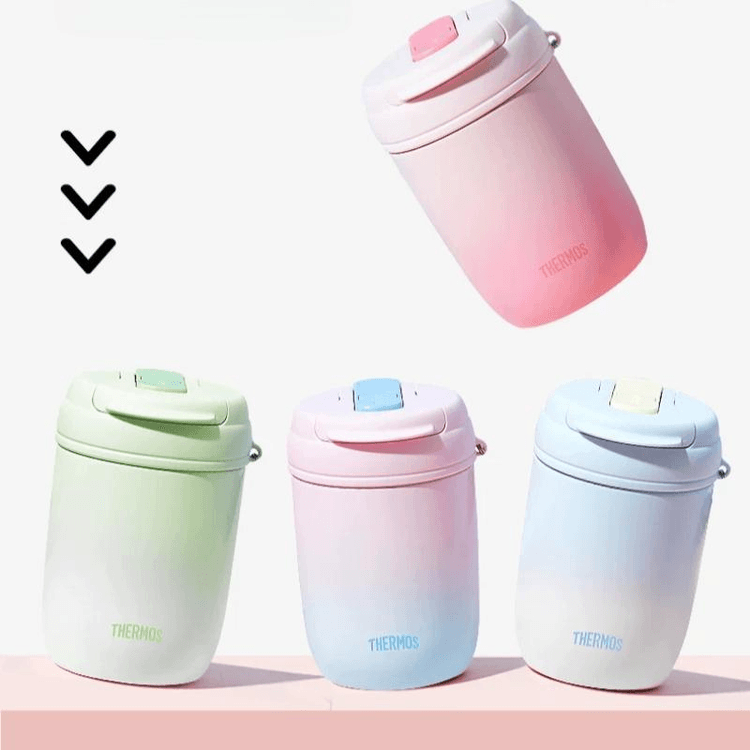 幸　送料分！ 中国直送】 日本 THERMOS 膳魔师 ステンレス製 保温マグカップ ダブル