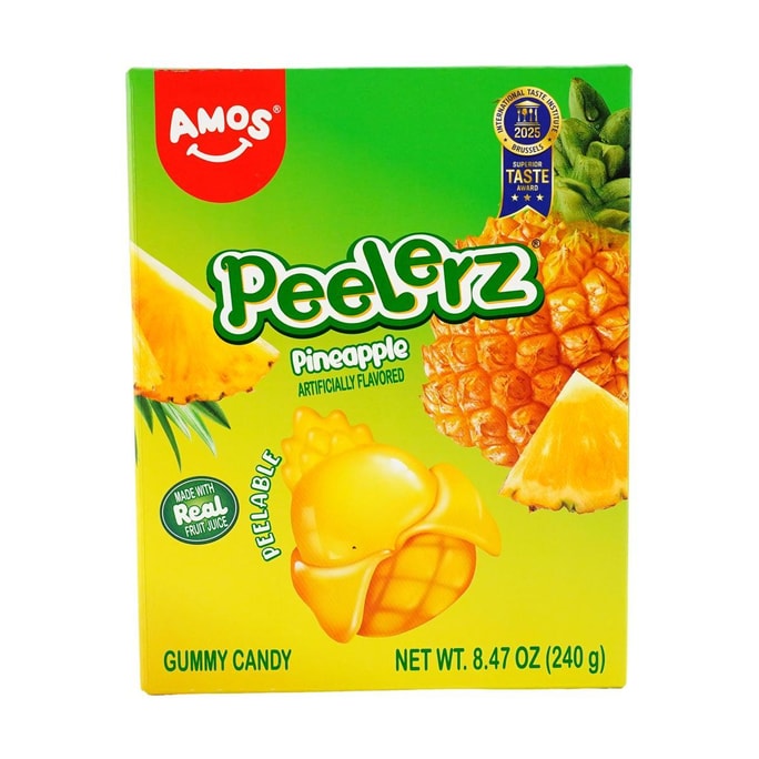 Peelerz Jelly Gummy Candy Pineapple Flavor , 8.47oz
