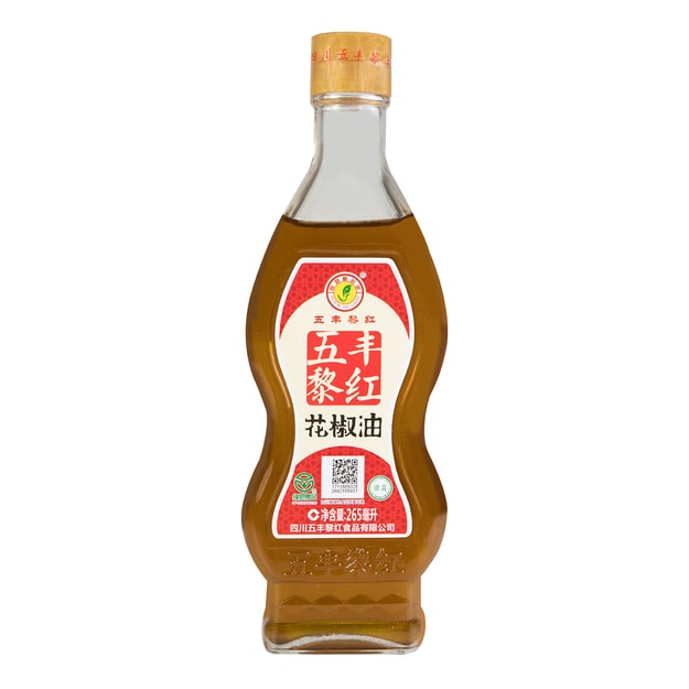 商品详情 五丰黎红 清真 花椒油 玻璃瓶装 265ml 四川特产 image