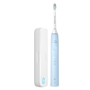 Electric Toothbrush HX3697 with Travel Sanitizer Case Blue 1 Set