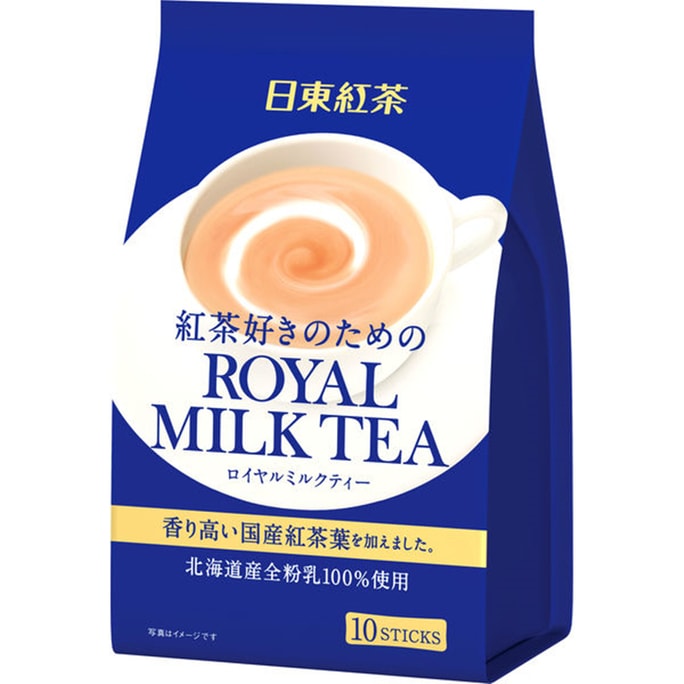 [日本直邮]日本日东红茶 皇家奶茶醇香奶茶 14g×8条(已换包装)