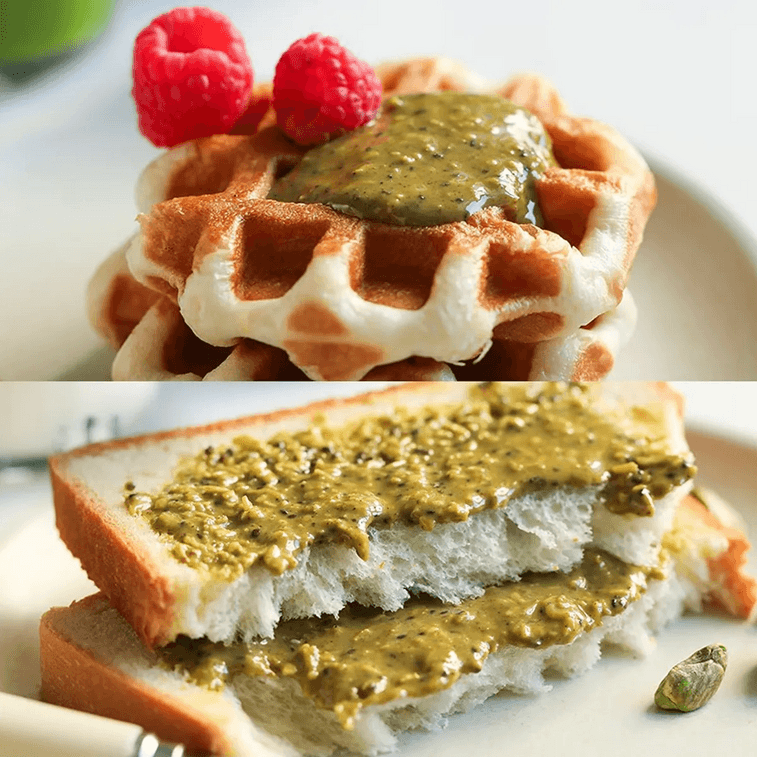 下厨房 椰粒奇亚籽开心果酱 130g【面包抹酱烘焙酸奶冰淇淋酱料】 3