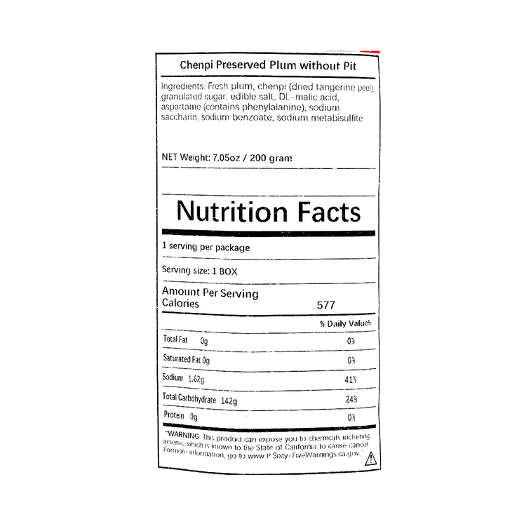 Chenpi Olive Seed and Dried Plum Dried Tangerine Peel,7.05 oz 4