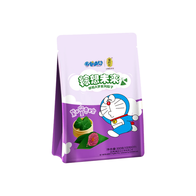 Doraemon Purple Rice and Date Rice Dumpling 300g