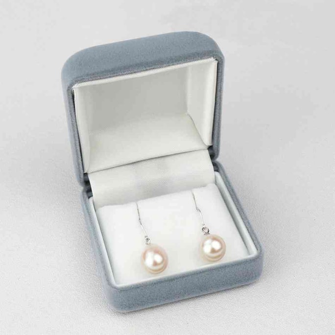 【预售】宇和海真珠||18K金AKOYA白色巴洛克珍珠耳环 8.0-8.5mm ||1对【特殊商品单独发货】