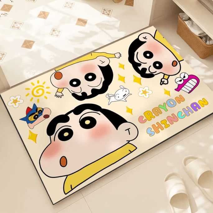 【中国直送】 铂越厳選 春日小新DD60x90cm【お手入れ簡単 耐摩耗・耐汚れ】1枚