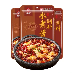 Boiled Sauce Seasoning - Home Use Sichuan Flavored Small Packaged Boiled Dish Seasoning Bags 50g*3 Packs