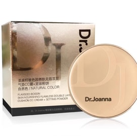 Dr. Joanna フラックスシード ダブルレイヤー CC クッションは、軽く密着し、カバー力と皮脂コントロール力に優れ、ダマになりません。ナチュラルな発色で、詰め替え用無料です。[Xiaohongshu おすすめ]