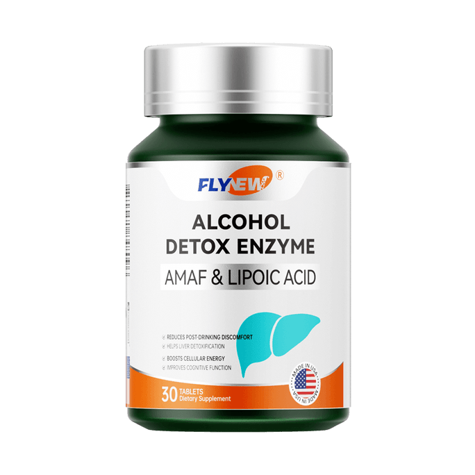 ALCOHOL DETOX ENZYME 30tablets 1 bottle