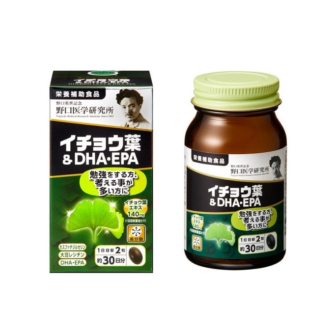 Noguchi Gingko & DHA/EPA Supplements 60 Pcs