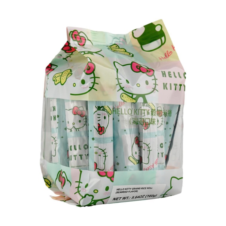 台湾北田 HELLO KITTY 谷物米卷 海苔口味 160g【动漫好物】 4