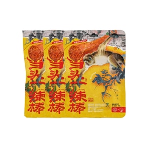 【中国直邮】 茶颜悦色 当头一辣棒辣椒炒肉味辣棒辣条 垆土怀山药麻辣辣条 35g*3袋